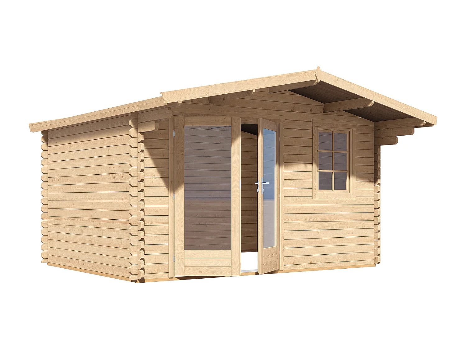 Studio de jardin en bois 16,15 m² - Epaisseur 40 mm - LICASA