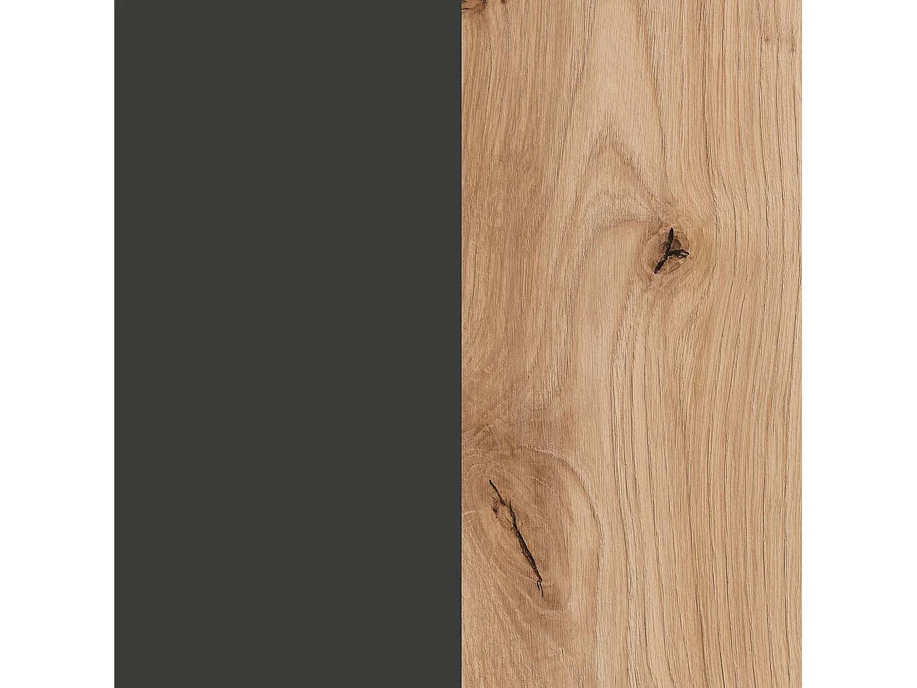 Mobiliário modular de sala de estar Lunet em aplino preto 190 cm