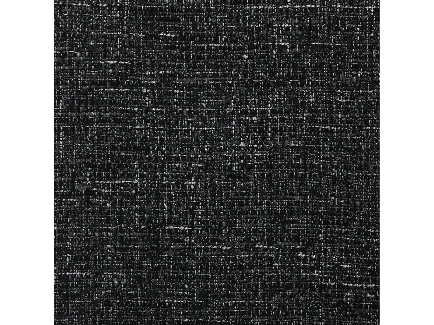 Esszimmerstühle 4er Set Sofia - Stoff (Bouclé) & Metall - Schwarz