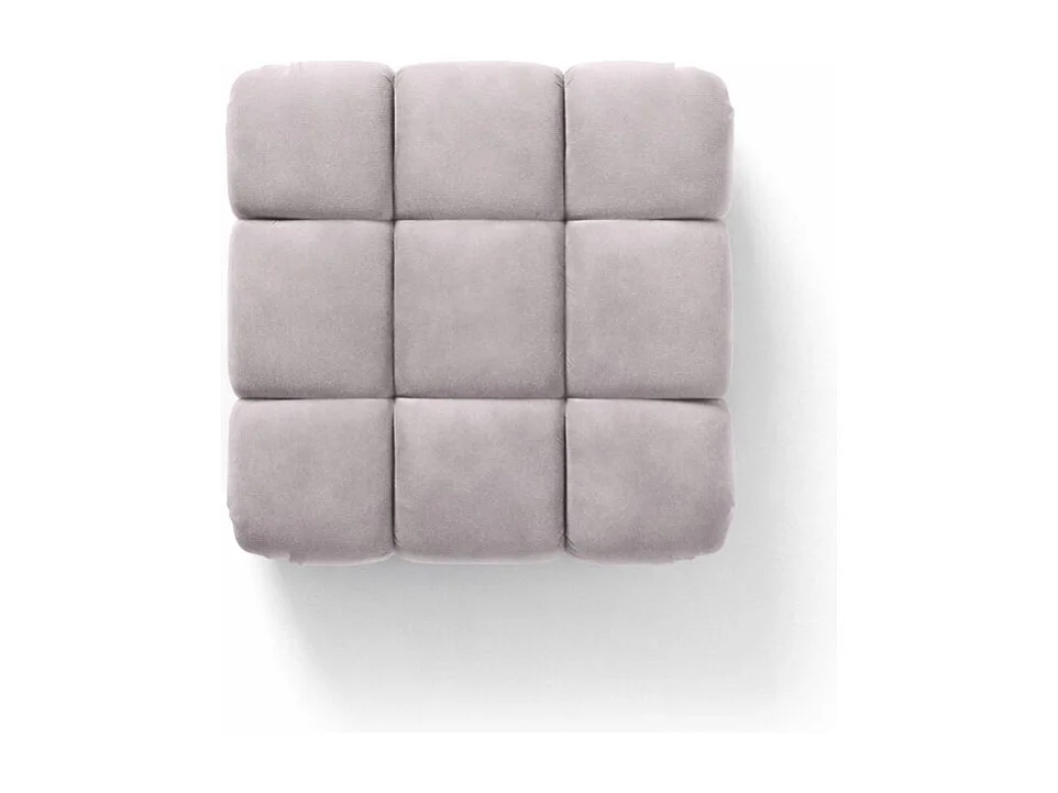 Modulaire poef, velours Salvador, Grijs, Selia