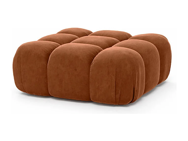 Modulaire poef, velours Salvador, Bruin, Selia
