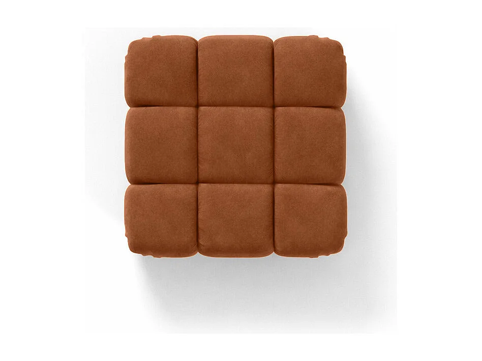 Modulaire poef, velours Salvador, Bruin, Selia