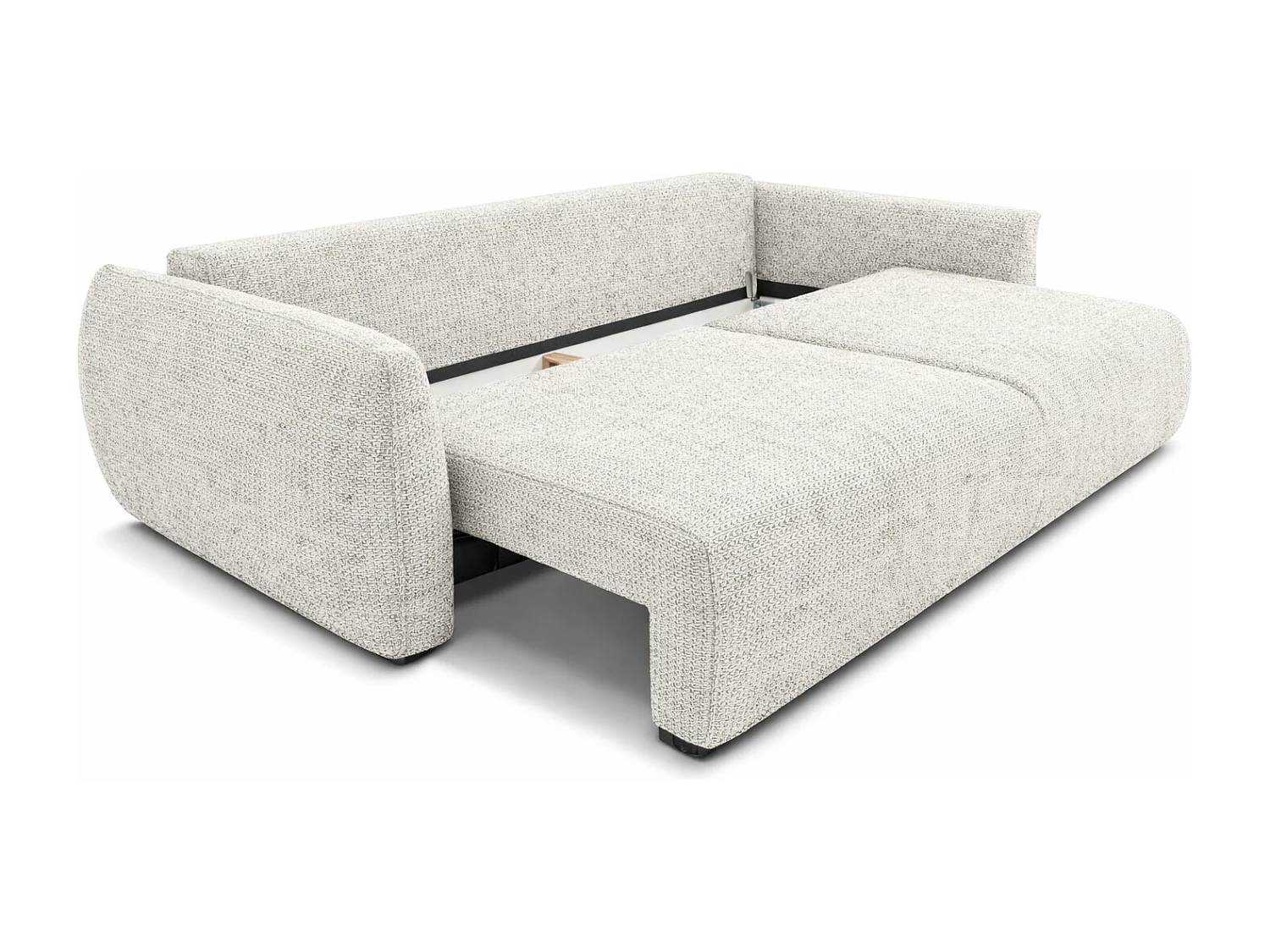 Sofa z funkcją spania i pojemnikiem, tkanina szenilowa Artico, Nata, Zephira