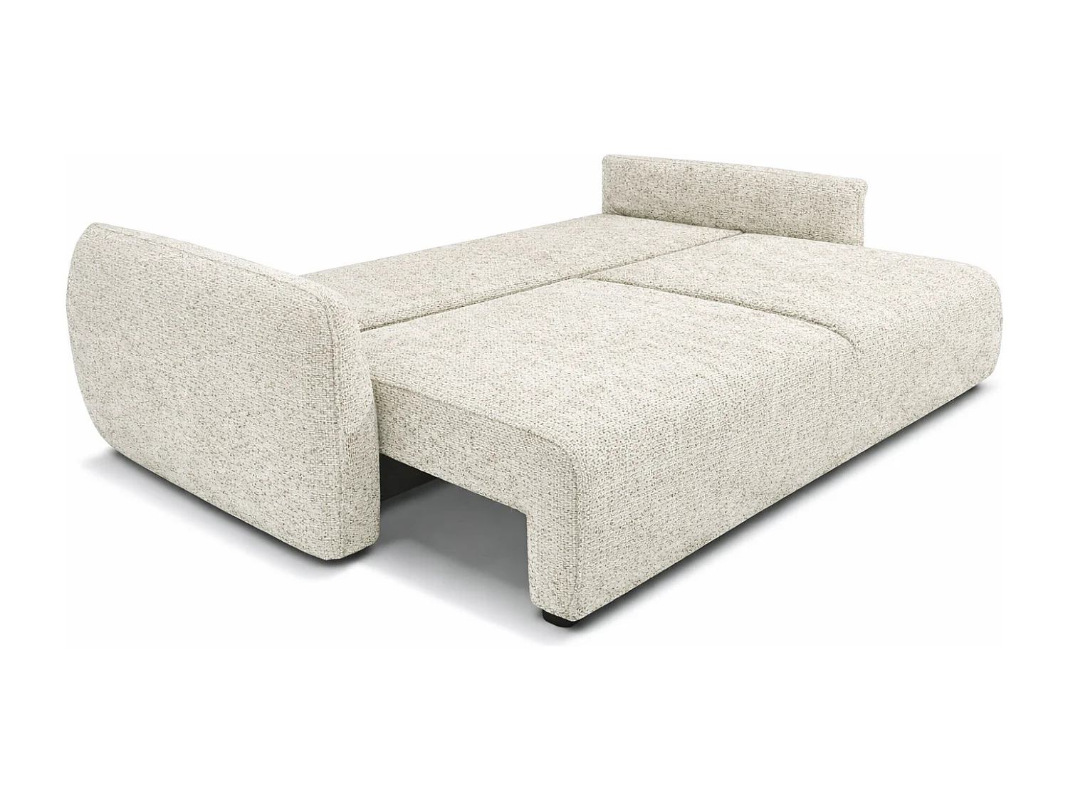 Sofa z funkcją spania i pojemnikiem, tkanina szenilowa Artico, Nata, Zephira