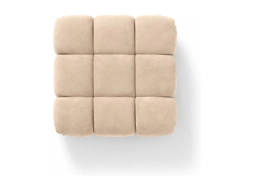 Modulaire poef, velours Salvador, Beige, Selia