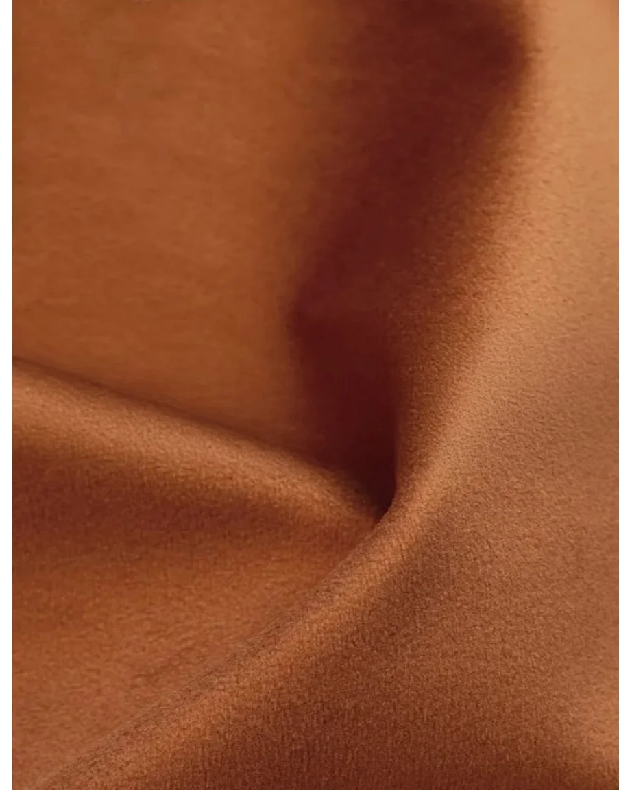 Canapé 4 places, Velours Bluvel, Cannelle, Averro