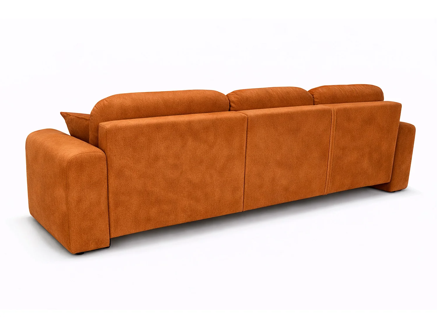 Narożnik w kształcie L z funkcją spania i pojemnikiem Bingo L, tkanina welurowa Salvador, Brązowy, Lewy