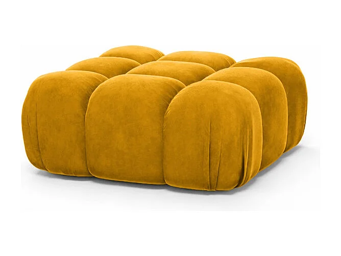 Modulaire poef, velours Salvador, Geel, Selia