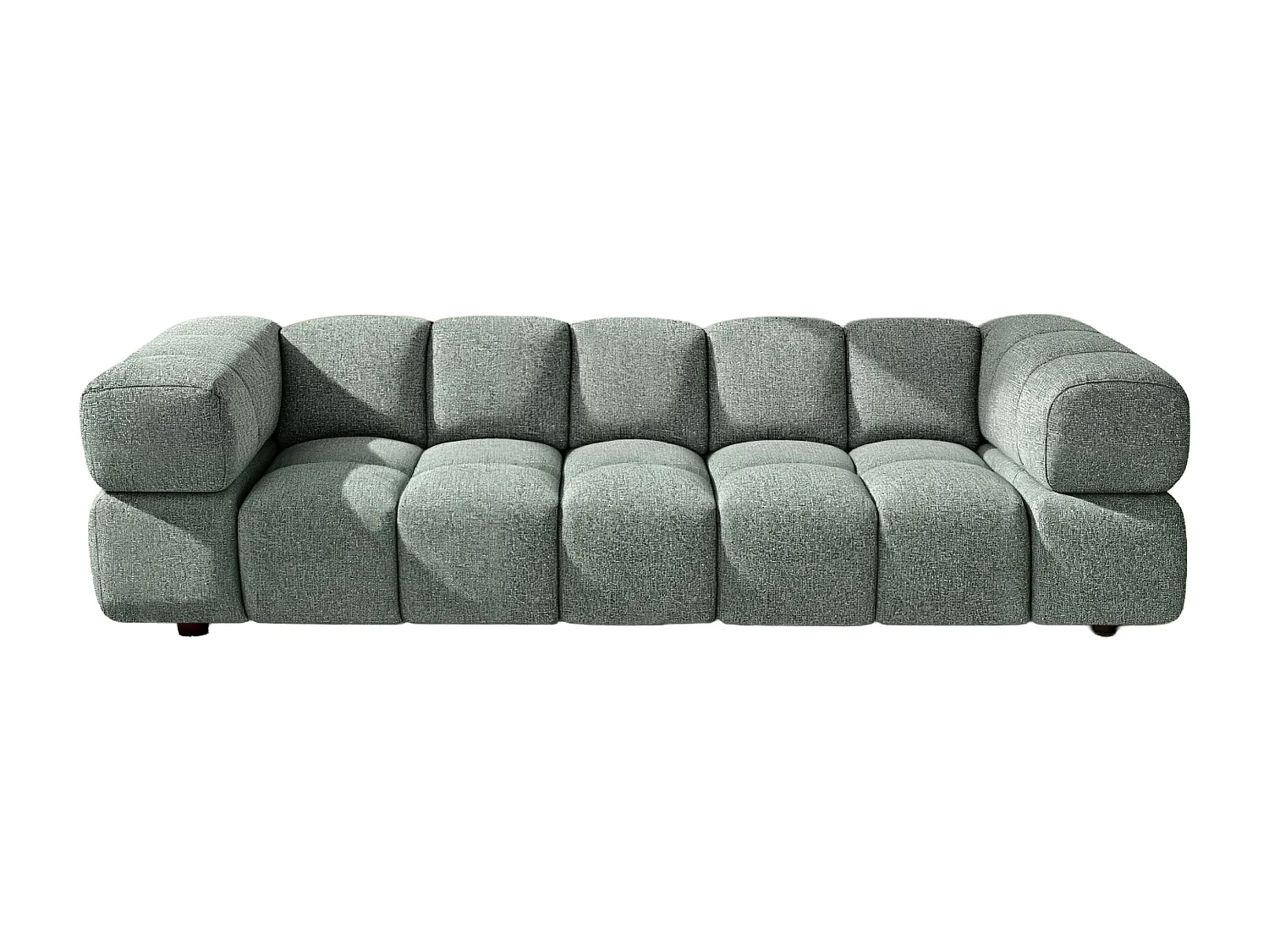 Bank 4-zits, Chenille stof Puente, Mint, Averro