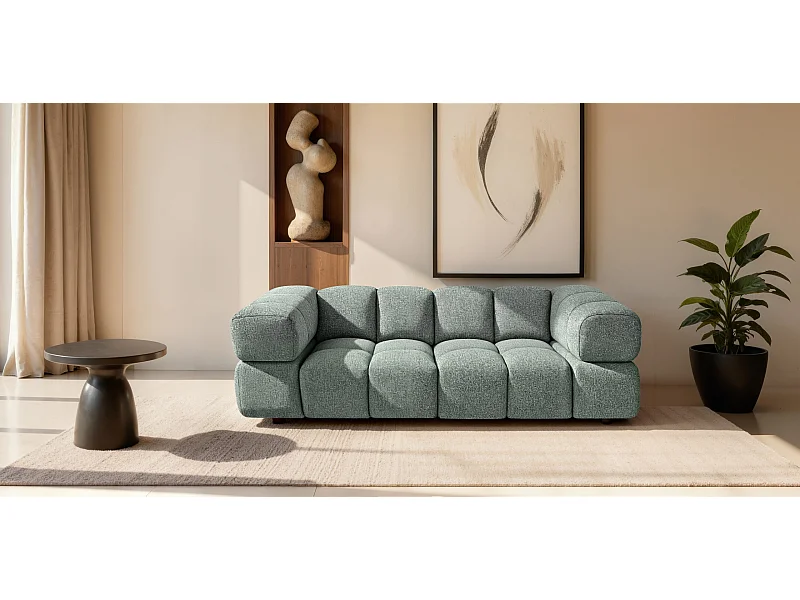 Canapé 3 places, Chenille Puente, Menthe, Averro