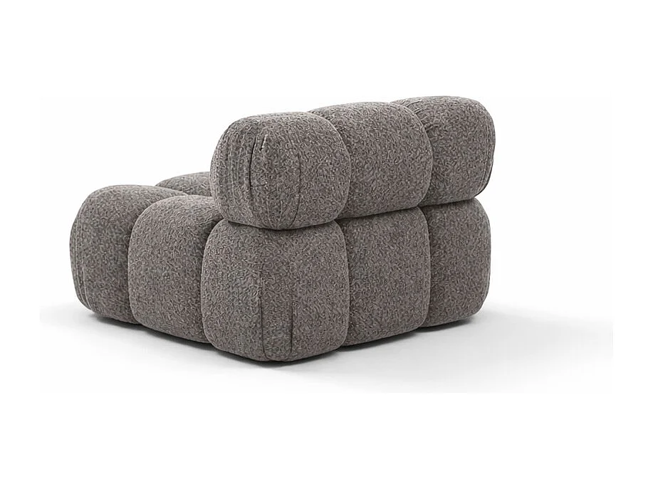 Module midden vrijstaand modern voor een modulair systeem, stof Abriamo, Bruin, Selia