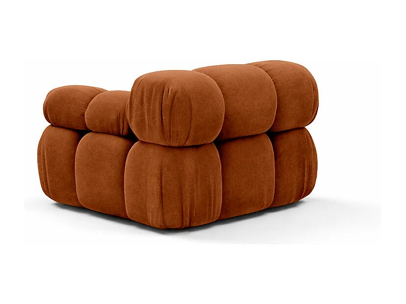 Module zijkant voor een modulair systeem, stof Salvador, Bruin, Rechts, Selia