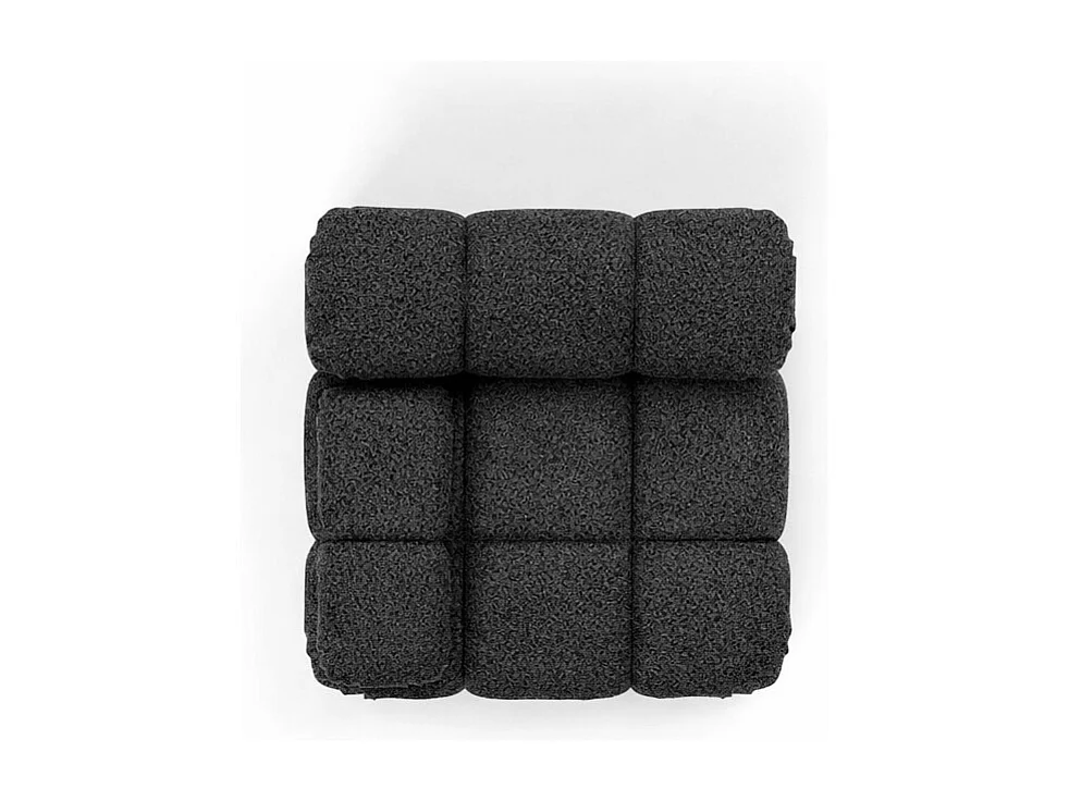 Modul seitlich für ein modulares System, Stoff Abriamo, Graphit, Links, Selia