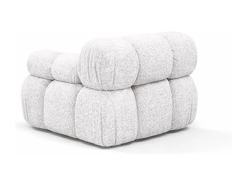 Module zijkant voor een modulair systeem, stof Abriamo, Ecru, Rechts, Selia