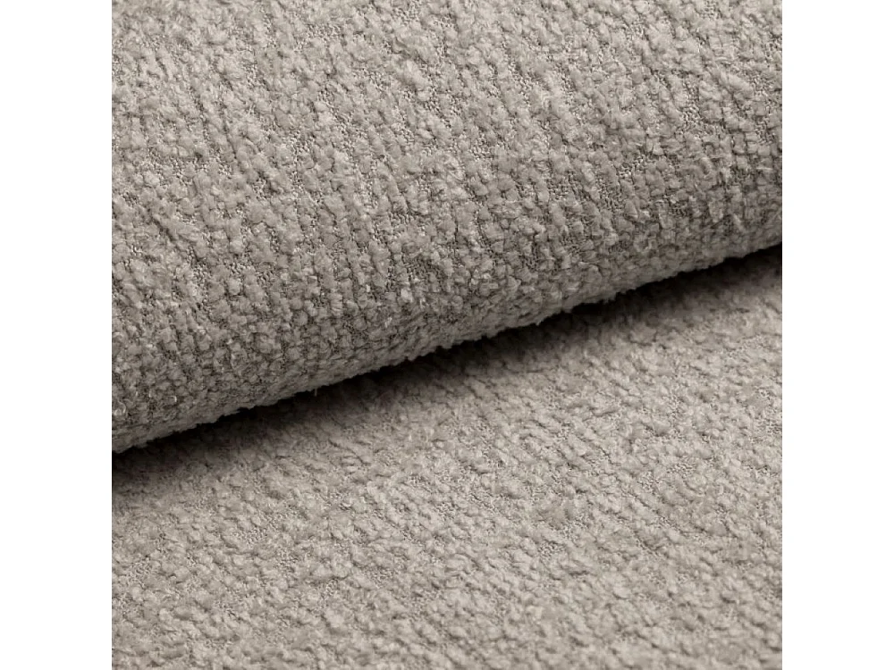 Divano angolare modulare a L, tessuto bouclé Abriamo, Beige, Sinistra, Selia