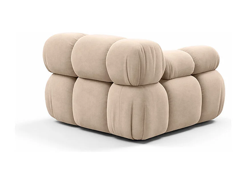 Modulo laterale per sistema modulare, tessuto Salvador, Beige, Sinistra, Selia