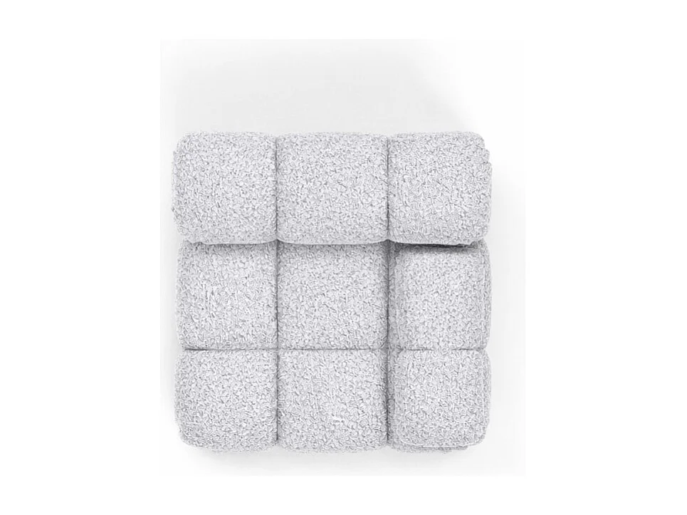 Modulo laterale per sistema modulare, tessuto Abriamo, Grigio chiaro, Destra, Selia