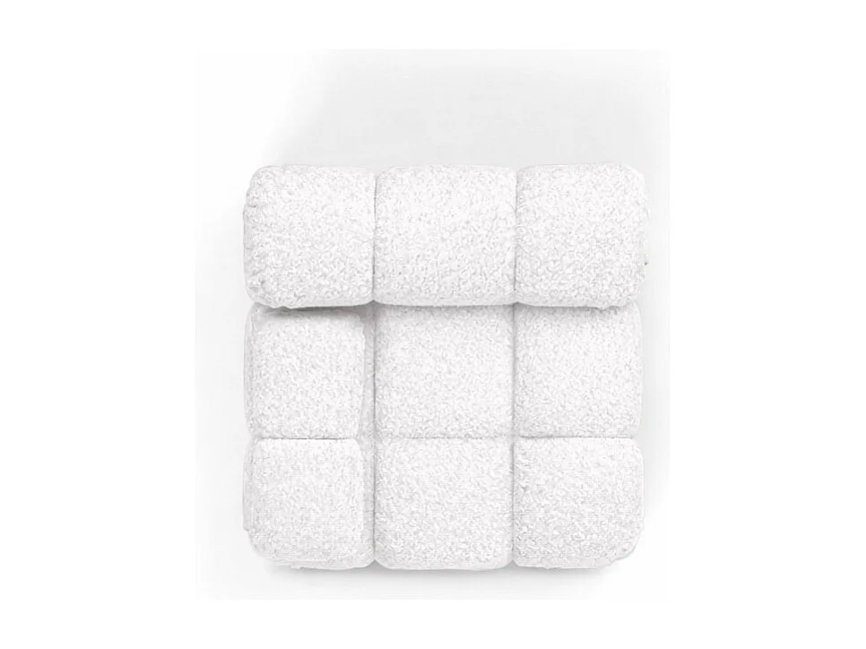 Module zijkant voor een modulair systeem, stof Abriamo, Ecru, Links, Selia