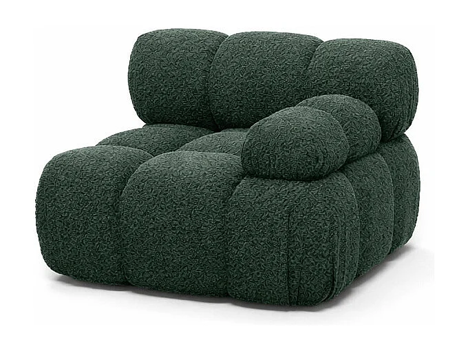 Modulo laterale per sistema modulare, tessuto Abriamo, Verde scuro, Destra, Selia