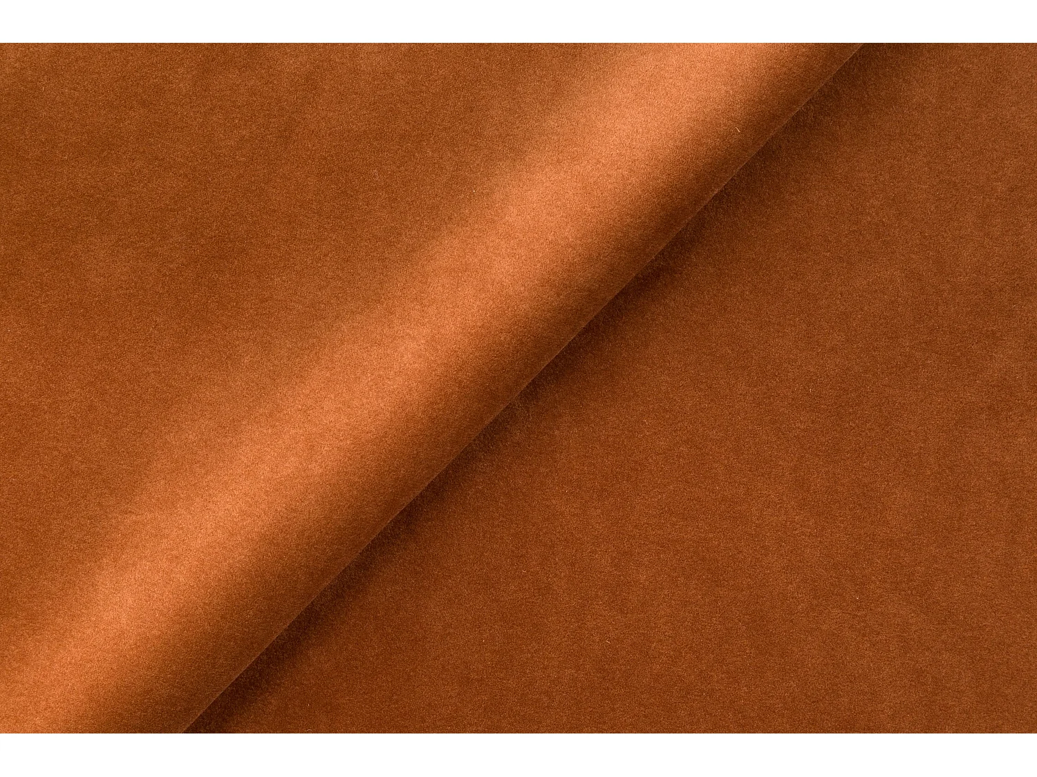 Canapé d’angle modulaire en L, tissu velours Salvador, Marron, Gauche, Selia