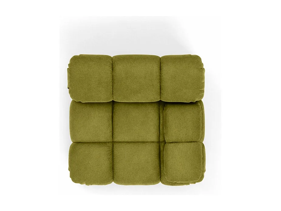 Modulo laterale per sistema modulare, tessuto Salvador, Oliva, Destra, Selia