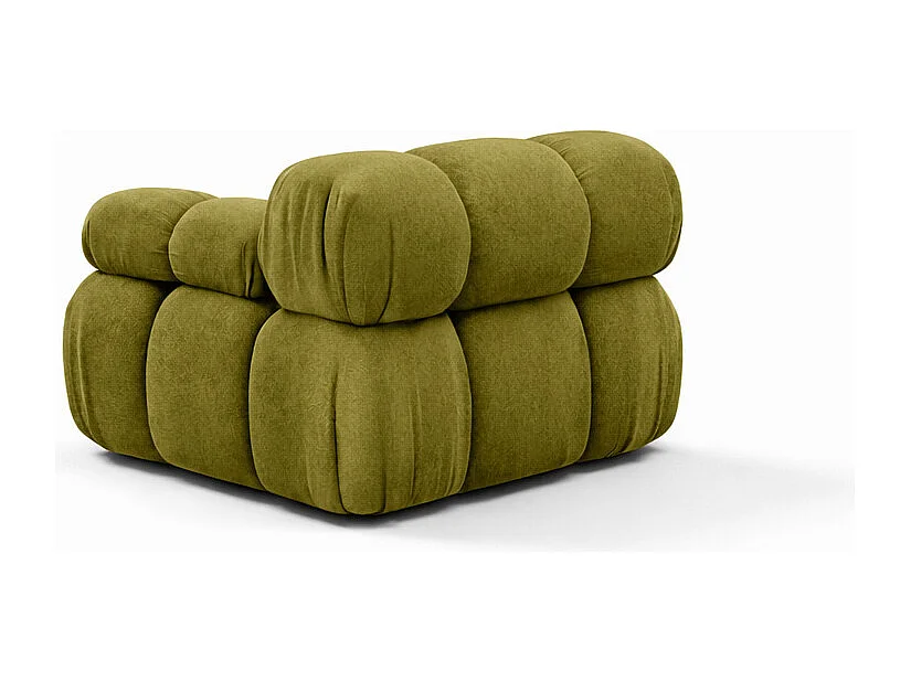 Modulo laterale per sistema modulare, tessuto Salvador, Oliva, Destra, Selia