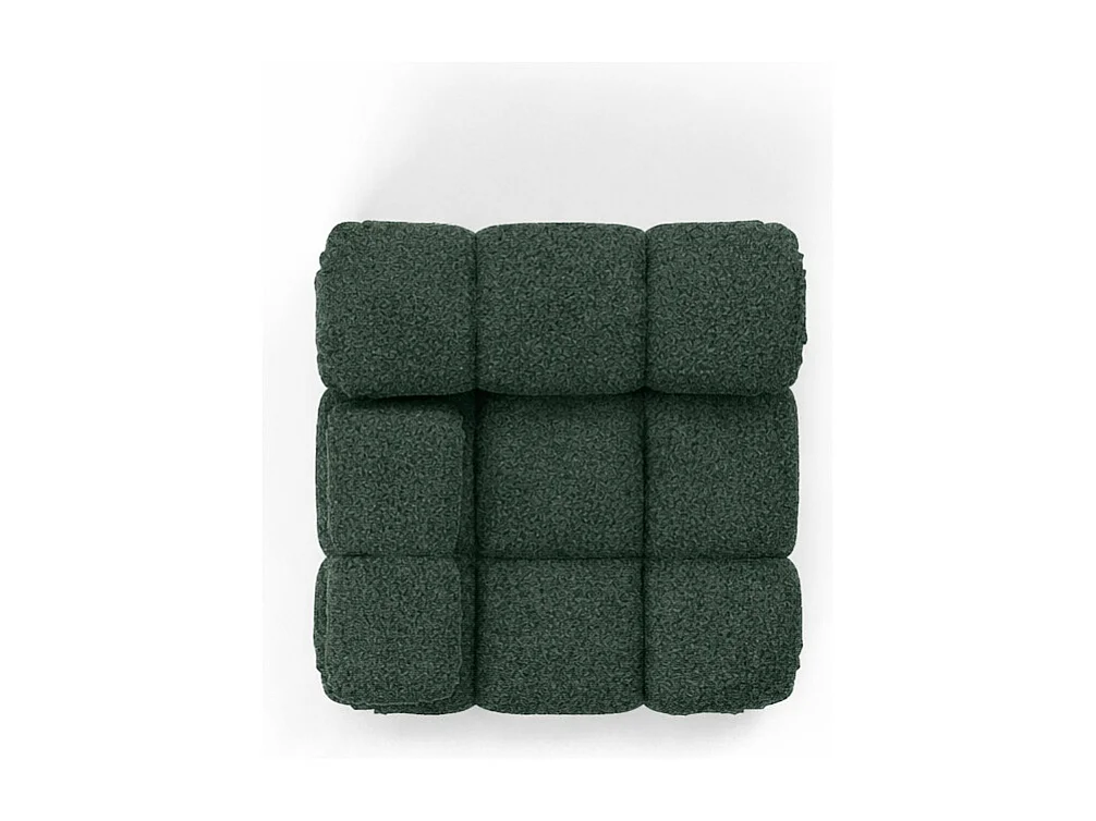 Module zijkant voor een modulair systeem, stof Abriamo, Donkergroen, Links, Selia