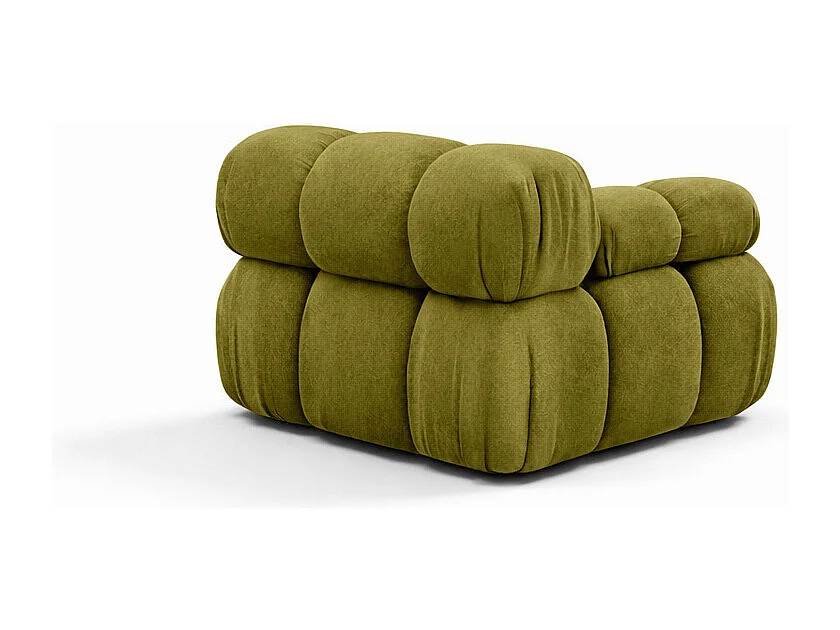 Modulo laterale per sistema modulare, tessuto Salvador, Oliva, Sinistra, Selia