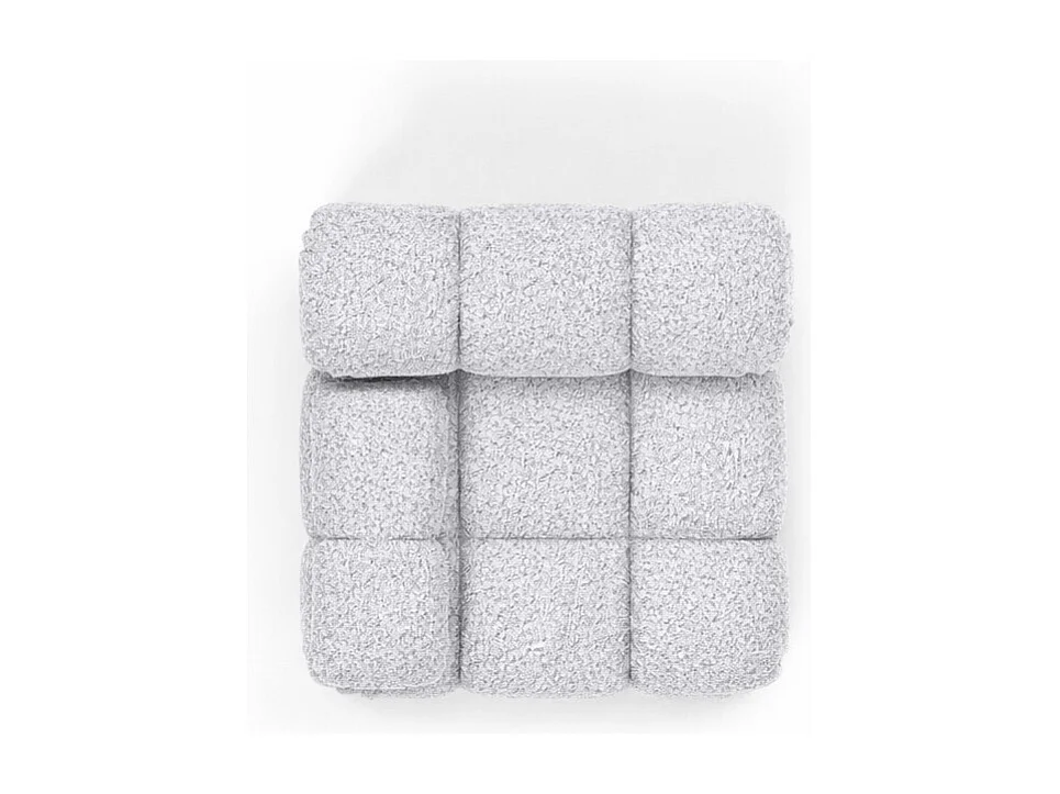 Module zijkant voor een modulair systeem, stof Abriamo, Lichtgrijs, Links, Selia