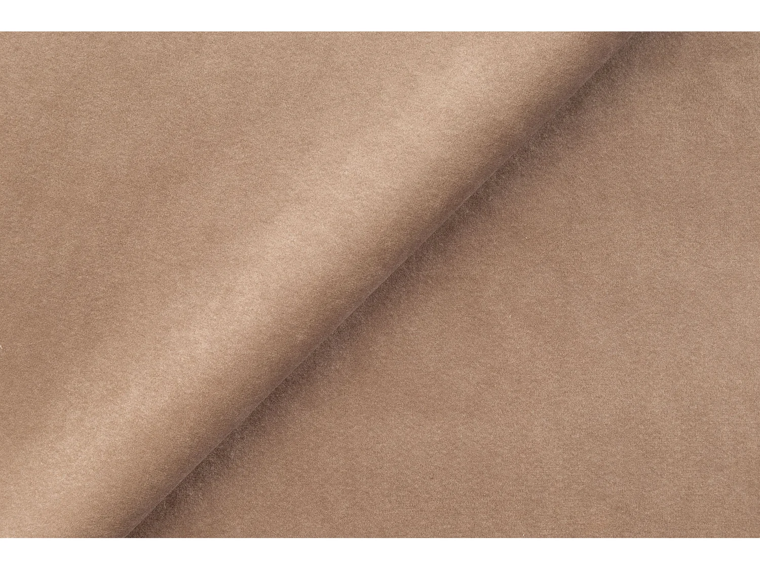 Canapé d’angle modulaire en L, tissu velours Salvador, Beige foncé, Gauche, Selia