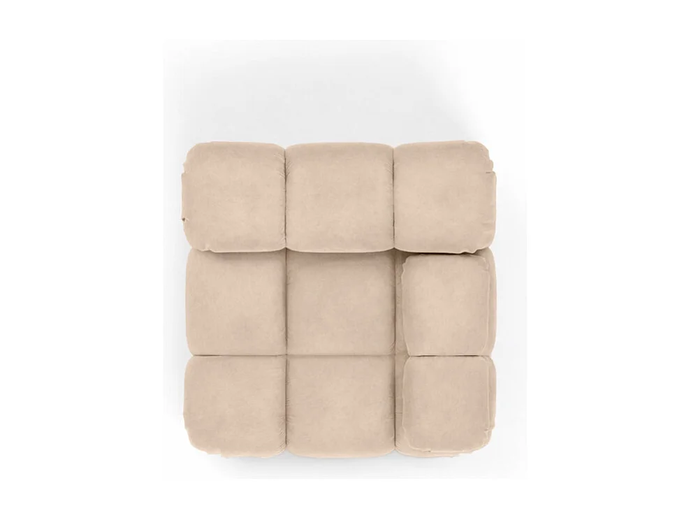 Modulo laterale per sistema modulare, tessuto Salvador, Beige, Destra, Selia