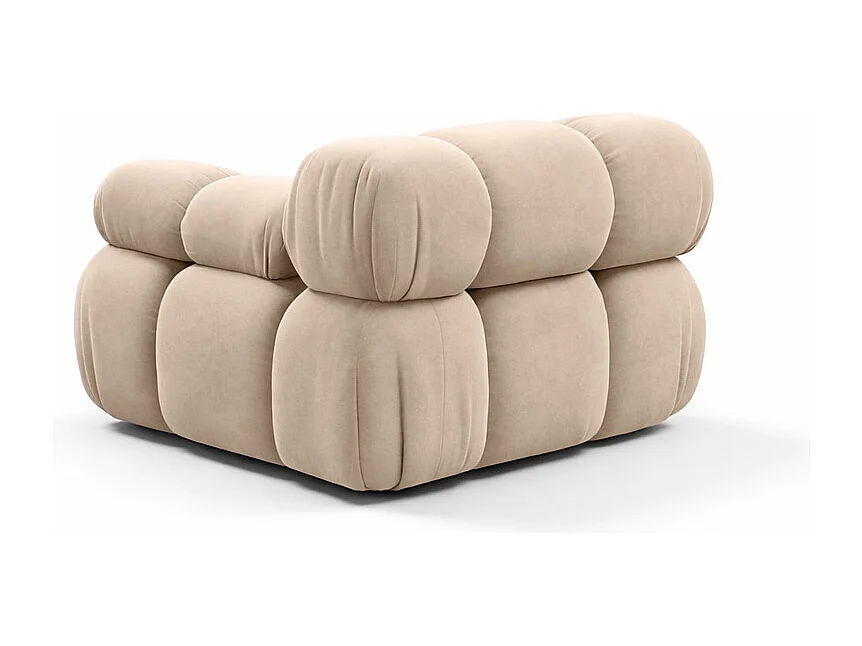 Modulo laterale per sistema modulare, tessuto Salvador, Beige, Destra, Selia