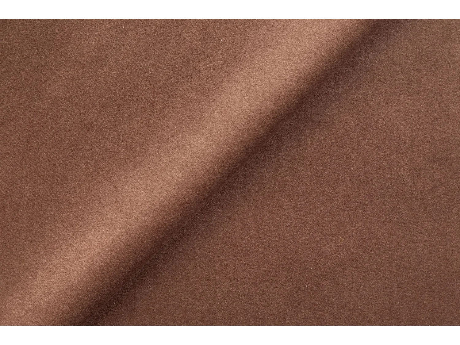 Canapé d’angle modulaire en L, tissu velours Salvador, Marron foncé, Droite, Selia