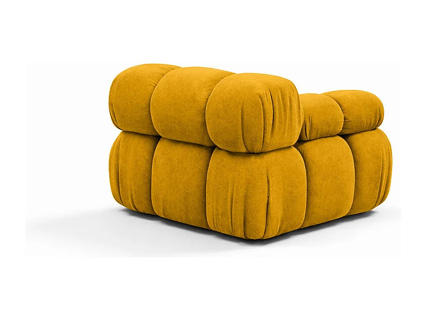 Modulo laterale per sistema modulare, tessuto Salvador, Giallo, Sinistra, Selia