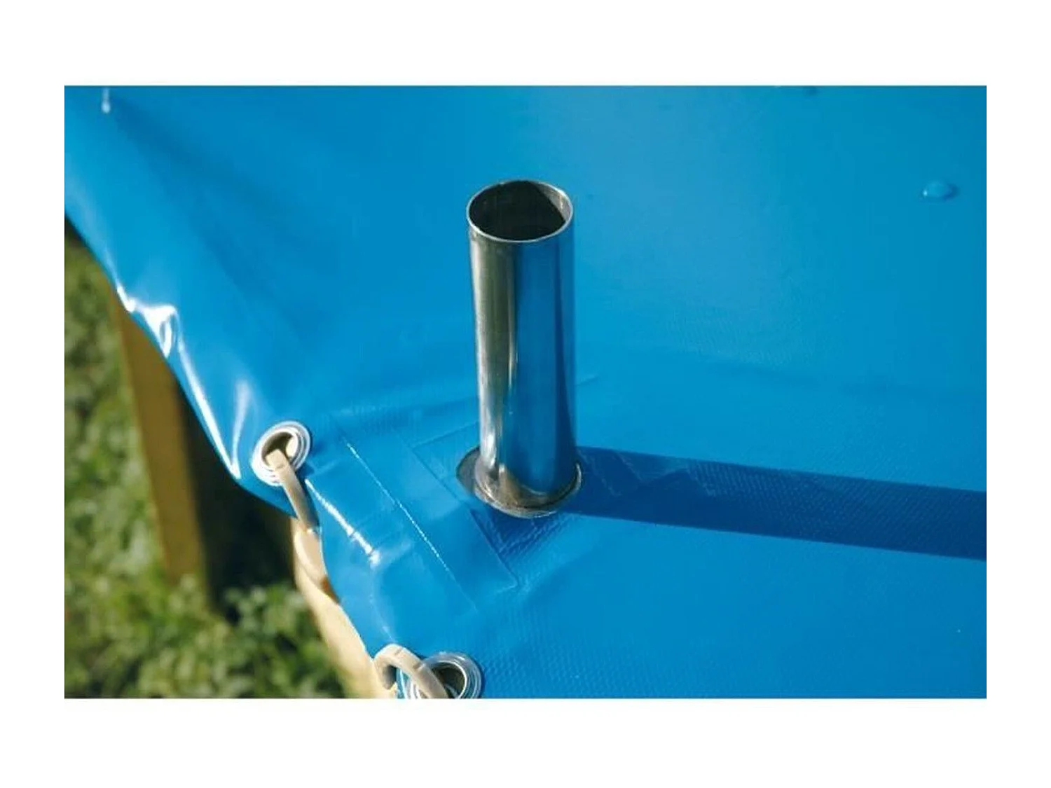 Bâche hiver pour piscine bois Océa 4,00 x 6,10 m - Ubbink