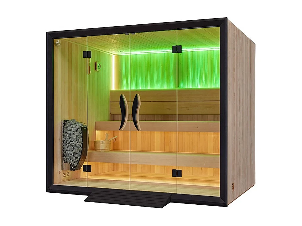 Sauna traditionnel Boreal® CELEST PRO 240 - 4 places - 240x180x210 cm