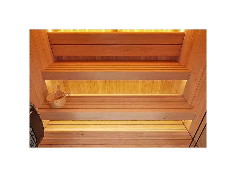 Sauna traditionnel Boreal® CELEST PRO 240 - 4 places - 240x180x210 cm