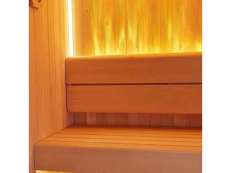Sauna traditionnel Boreal® CELEST PRO 240 - 4 places - 240x180x210 cm