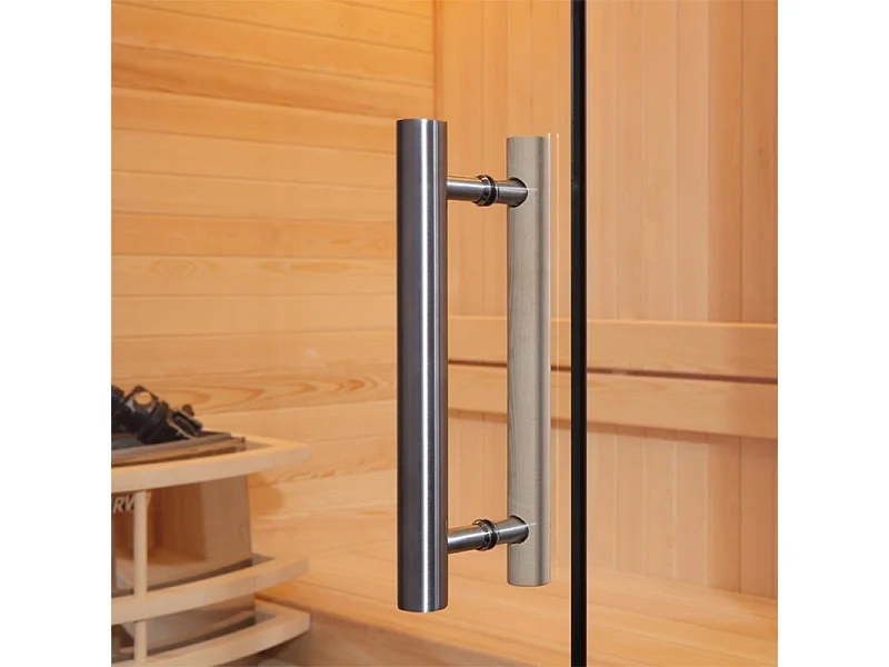 Sauna d'angle Boreal® Evasion Baltik 5 places - 180x180x210 cm