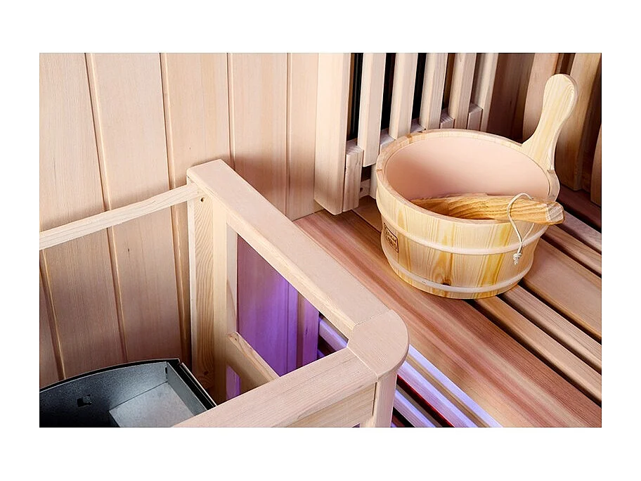 Sauna Combi Boreal® Elégance 2 - 150x125 Infrarouge + Vapeur