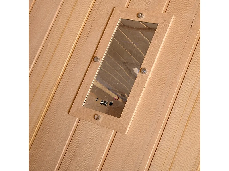 Sauna Combi Boreal® Elégance 200x200 Infrarouge + Vapeur