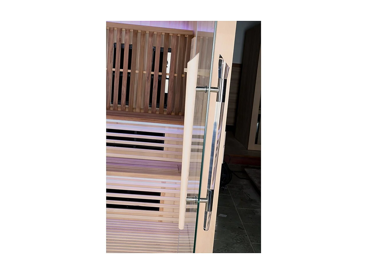 Sauna Combi Boreal® Elégance 200x200 Infrarouge + Vapeur
