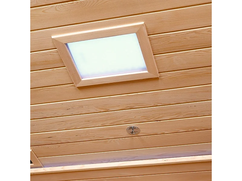 Sauna Combi Boreal® Elégance 200x200 Infrarouge + Vapeur