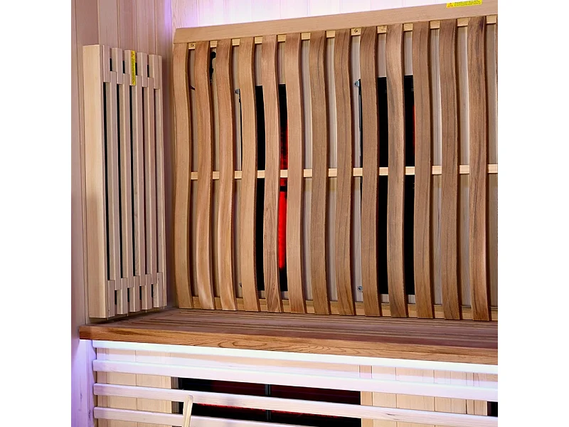 Sauna Combi Boreal® Elégance 200x200 Infrarouge + Vapeur