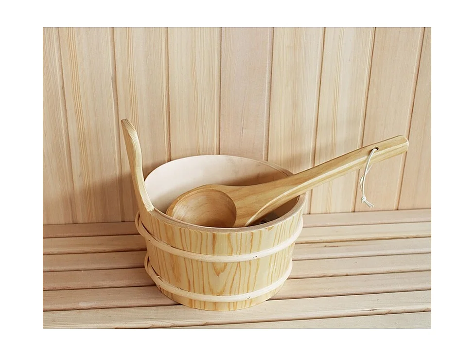 Sauna d'angle finlandais Nordica® Vapeur V34 - 3-4 places - 150 x 150 x H.200