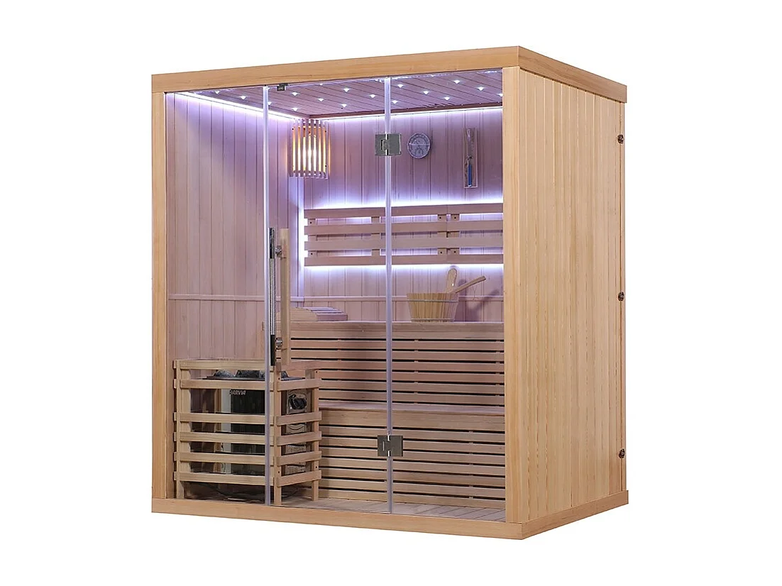 Sauna finlandais Nordica® Vapeur V45 - 4-5 places - 180 x 130 x H.200