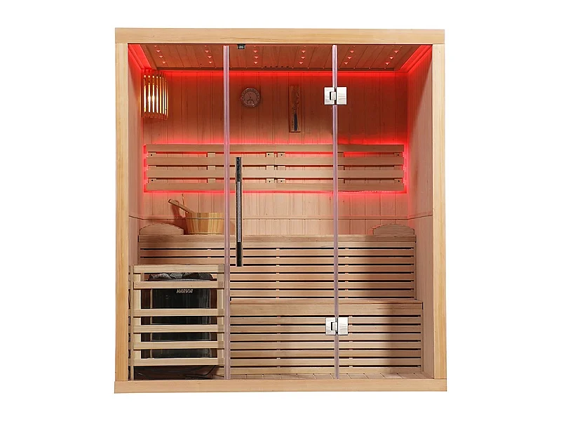 Sauna finlandais Nordica® Vapeur V45 - 4-5 places - 180 x 130 x H.200