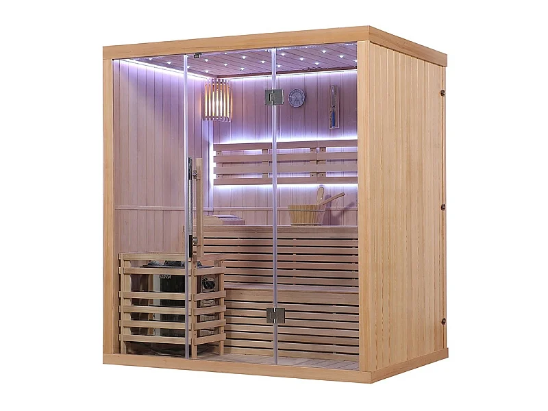 Sauna finlandais Nordica® Vapeur V45 - 4-5 places - 180 x 130 x H.200