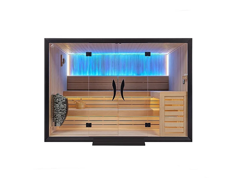 Sauna traditionnel Boreal® CELEST PRO 300 - 8 places - 300x200x210 cm