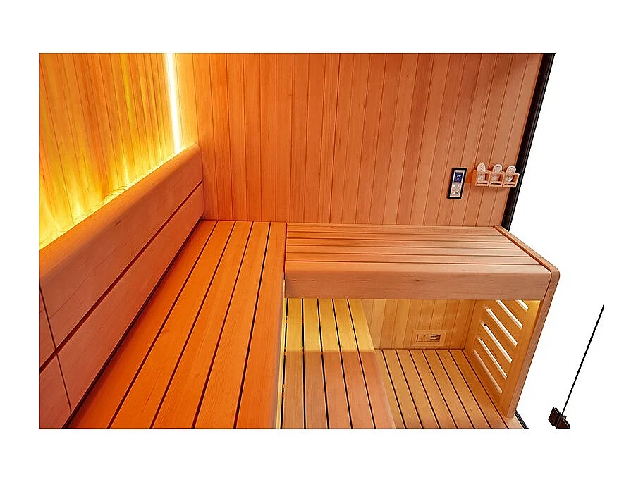 Sauna traditionnel Boreal® CELEST PRO 300 - 8 places - 300x200x210 cm